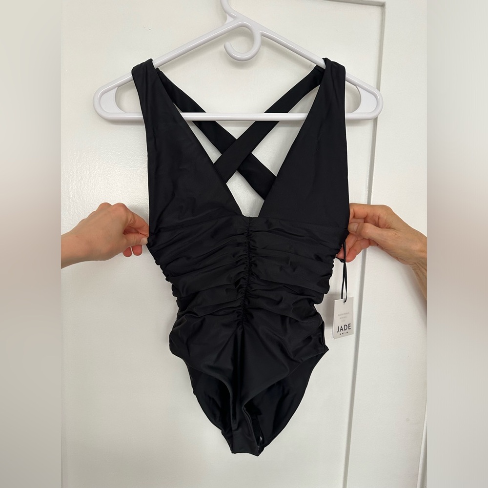 Jade Swim Capri One Piece Swimsuit Black XS